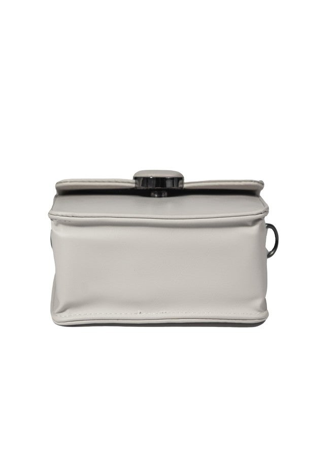 Heartbeat Crossbody Sling Bag for Women | Stylish crossbody sling bag for girls/women (Beige/Off White) - Image 5